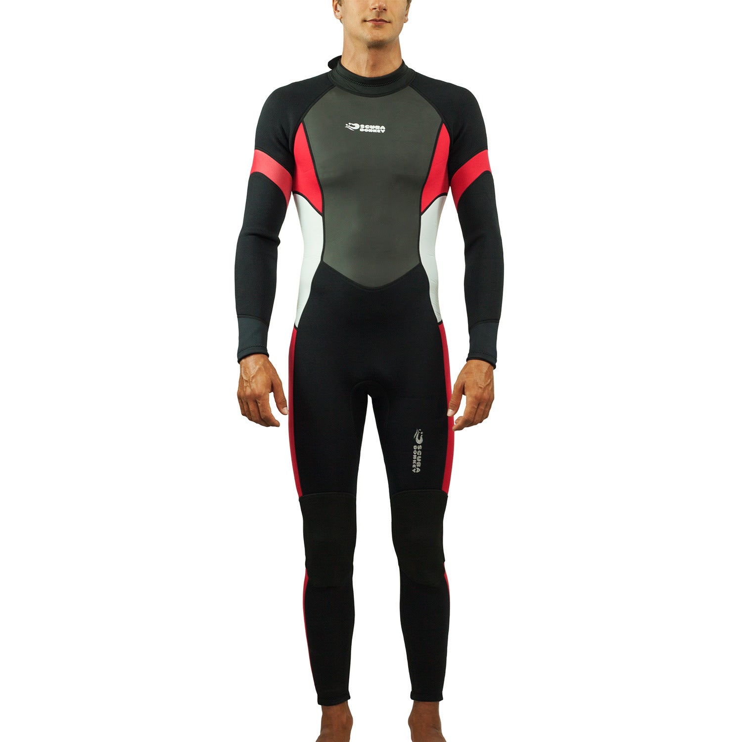Men's 3MM cold-proof and waterproof onesie, long-sleeved professional surf suit
