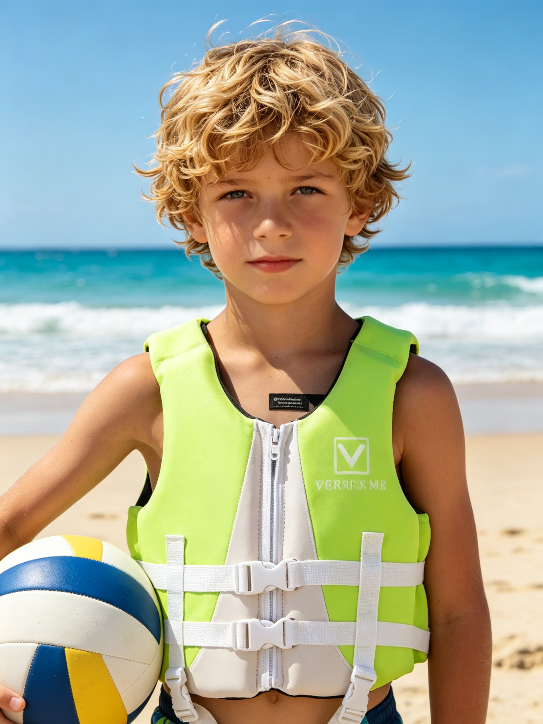 SafeGuard Youth Life Jacket | High-Buoyancy Double Oxford Swim Vest