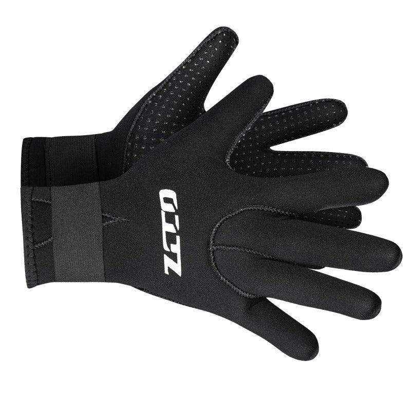 3mm swimming and diving gloves, anti slip and wear-resistant fishing and diving gloves, warm and cold resistant diving suit gloves, in stock