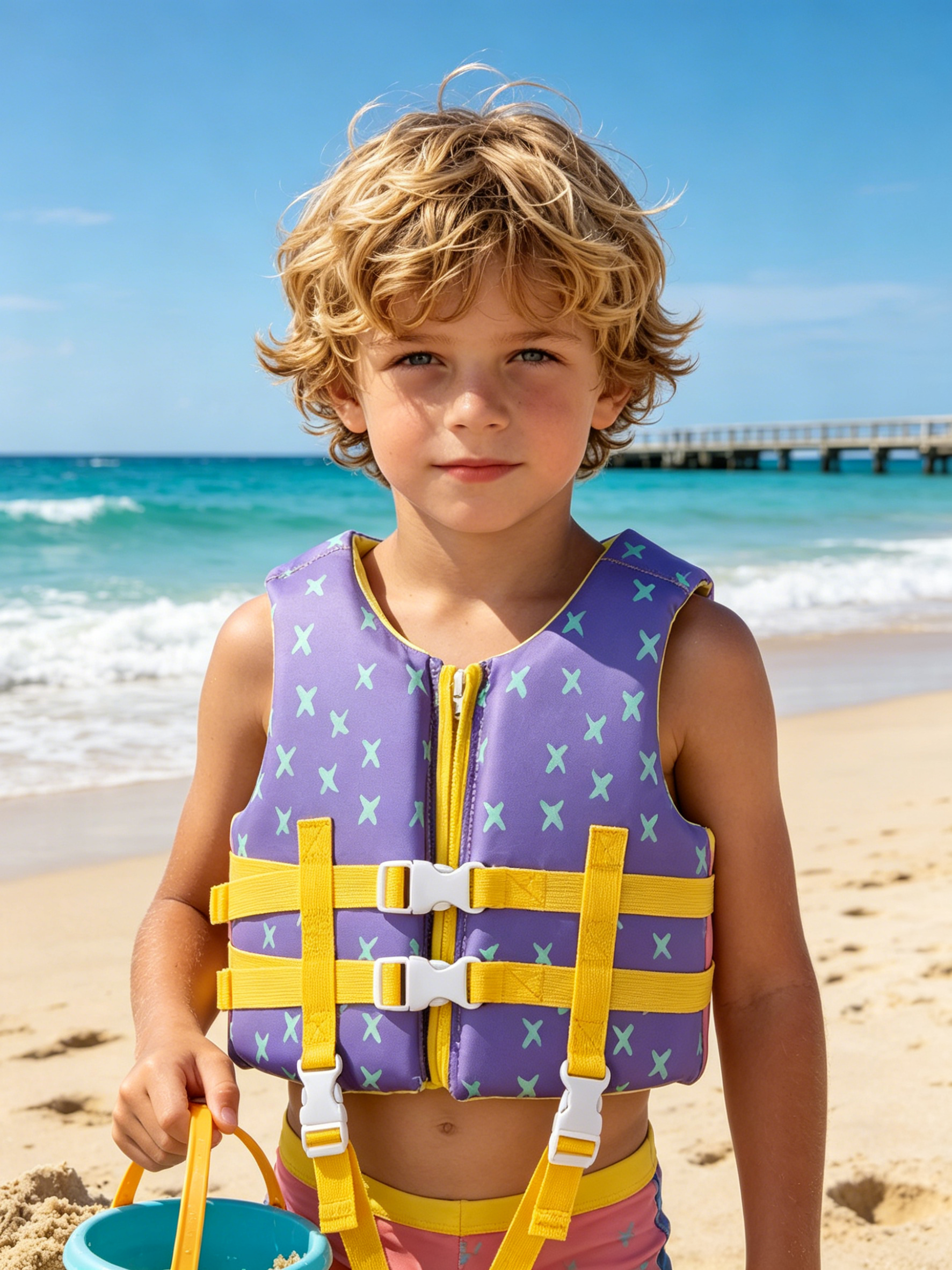 BrightGuard Kids Swim Life Jacket | Safe Flotation Vest