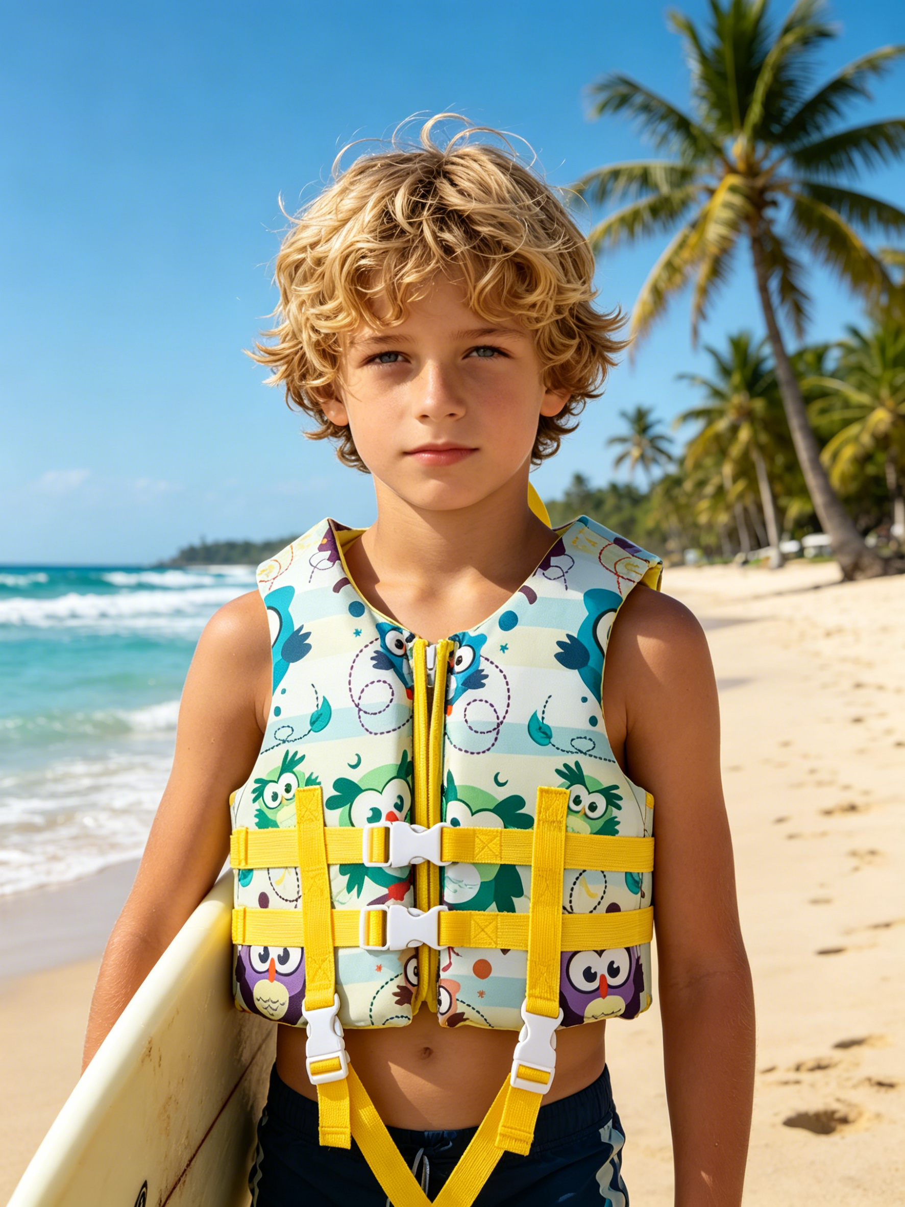BrightGuard Kids Swim Life Jacket | Safe Flotation Vest