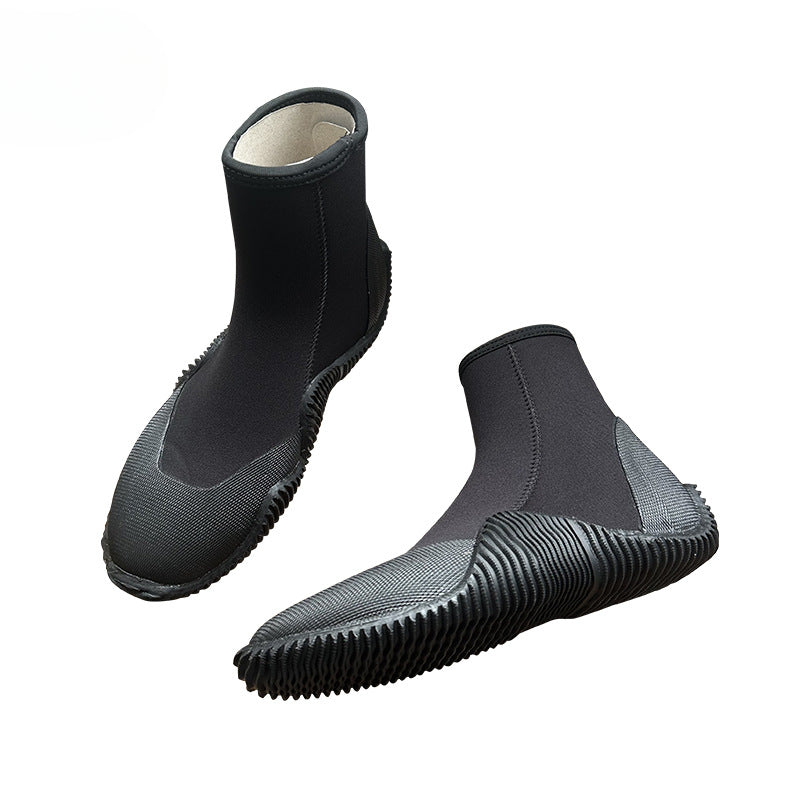Outdoor men's and women's diving shoes, snorkeling shoes, black swimming shoes, beach socks shoes, snorkeling shoes, water wading equipment