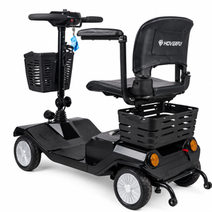 T403 black mobility scooter rear view