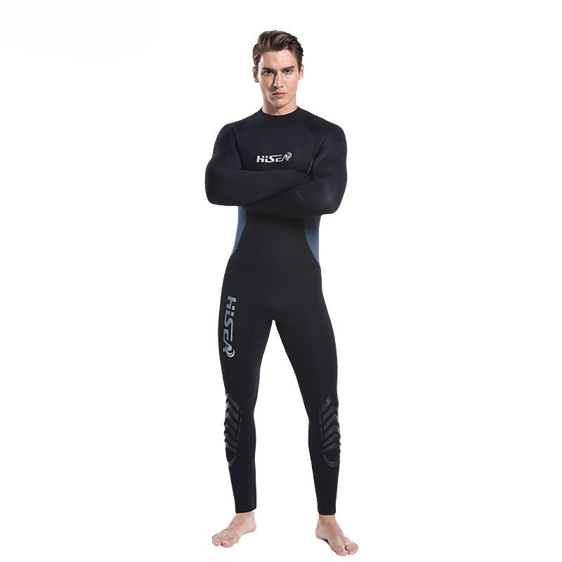 thickened wetsuit men's professional winter swimming inner velvet blind seam cold-proof and warm deep diving long-sleeved trousers