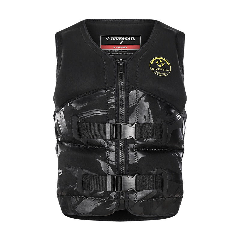New Life Jacket for Male Adult Drifting, Sea Fishing, Surfing, Swimming Equipment, Motorboat, Buoyancy Tank Top