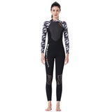 3MM couple diving suit men and women thickened warm winter outdoor snorkeling surfing one-piece long-sleeved jellyfish suit