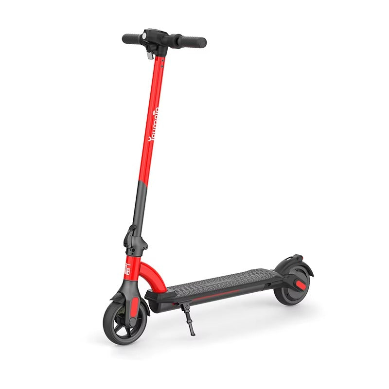 Unisex 250W Electric Scooter 6.5 Inch Tire 36V 5.0Ah S3 Foldable Kickstart 100KG Max Load BT Digital Mobility