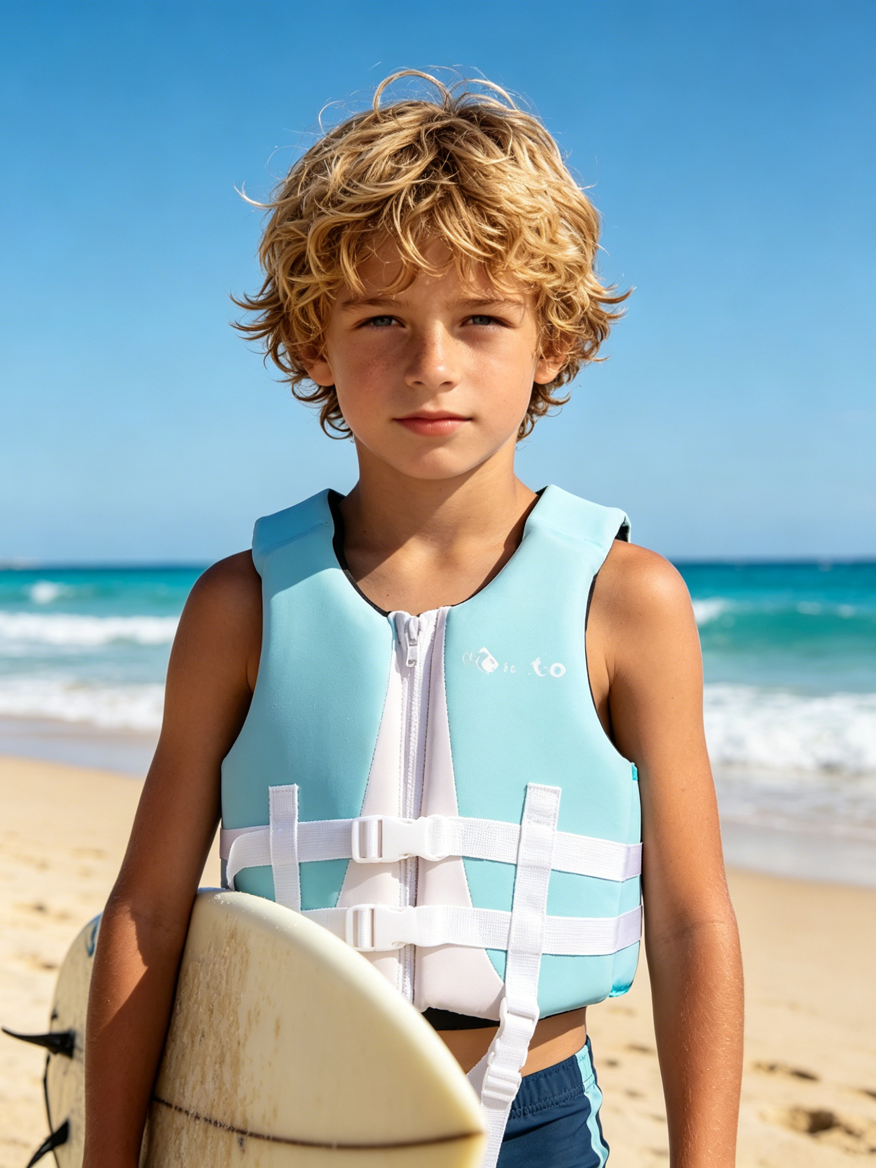 SafeGuard Youth Life Jacket | High-Buoyancy Double Oxford Swim Vest