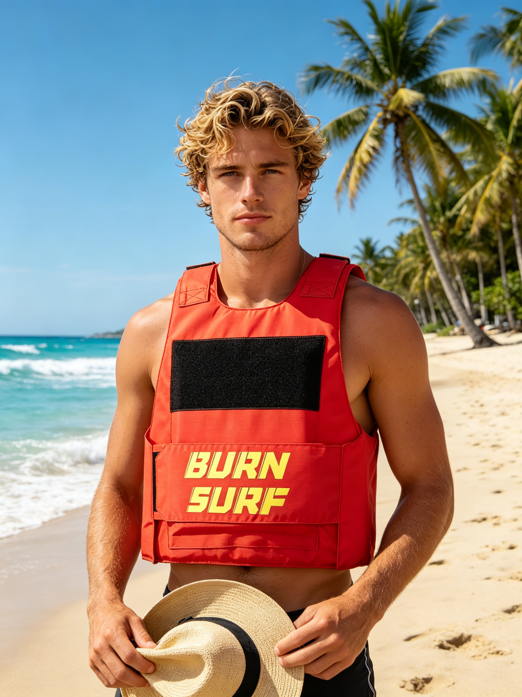 Lightweight Surf Life Vest – Adjustable Water Sports Buoyancy Jacket