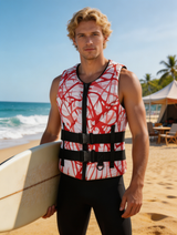 Double Oxford Graphic Print Watersports Life Jacket