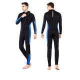 New 3mm wetsuit men's one-piece warm surfing wetsuit women's long-sleeved cold-proof snorkeling winter swimming pants