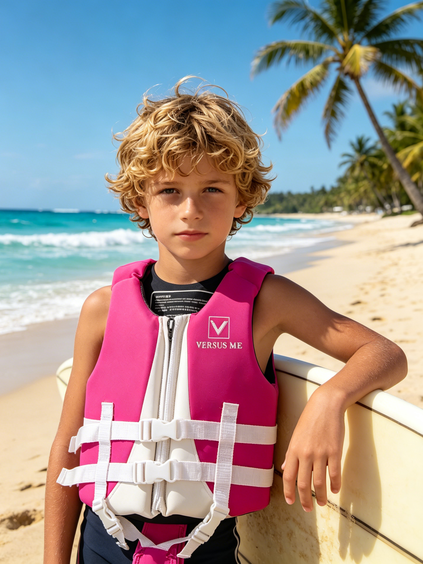 SafeGuard Youth Life Jacket | High-Buoyancy Double Oxford Swim Vest