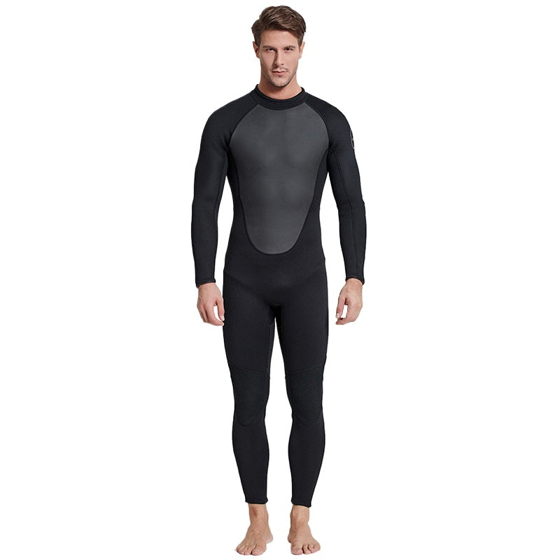 Wetsuit wetsuit 3mm thick material cold-proof and warm snorkeling suit thickened men's swimsuit surf suit