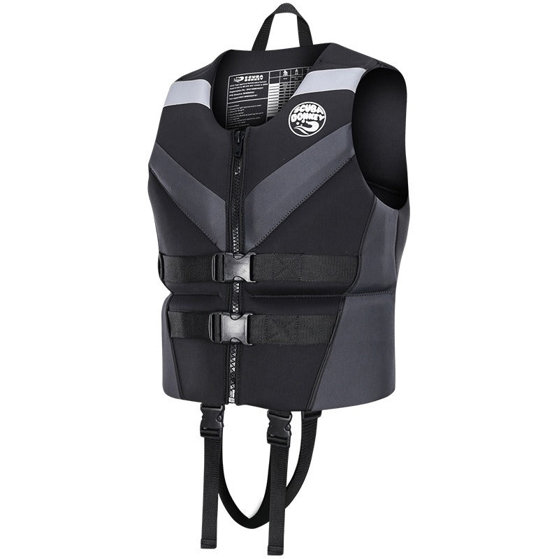 Fishing boat life jackets, water sports vests, buoyancy suits, rescue vests
