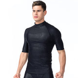 Wetsuit Men's Long Sleeve Sunscreen Swimsuit Men's Top Split One-piece Jellyfish Suit Surf Snorkeling Suit