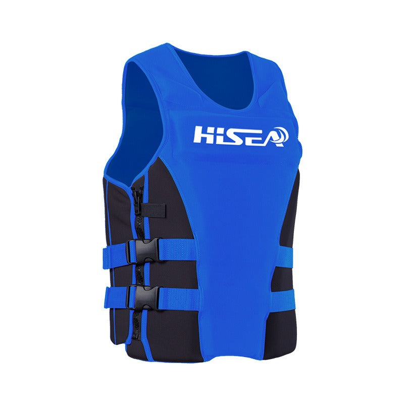 Thickened life jacket, large buoyancy vest, vest, vest, 220 pounds, marine life jacket