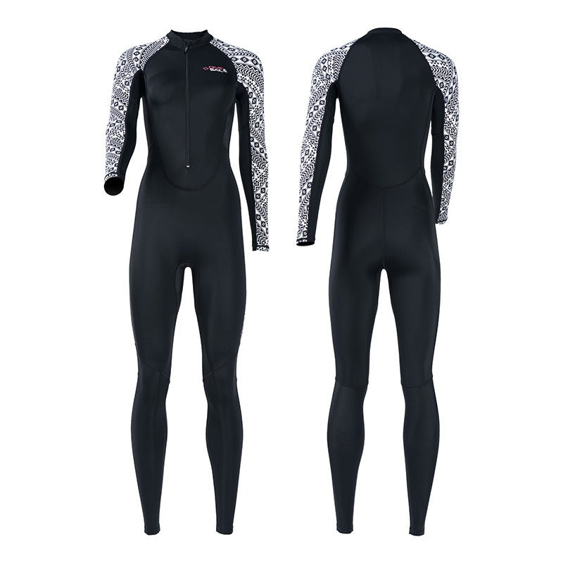DIVE & SAIL Thin Wetsuit Men's and Women's Quick-Drying Lycra Swimming Suit One-piece Sunscreen Snorkeling Surfing Jellyfish Suit