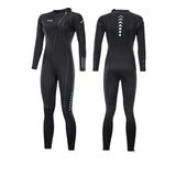 New 3mm wetsuit men's one-piece warm surfing wetsuit women's long-sleeved cold-proof snorkeling winter swimming pants