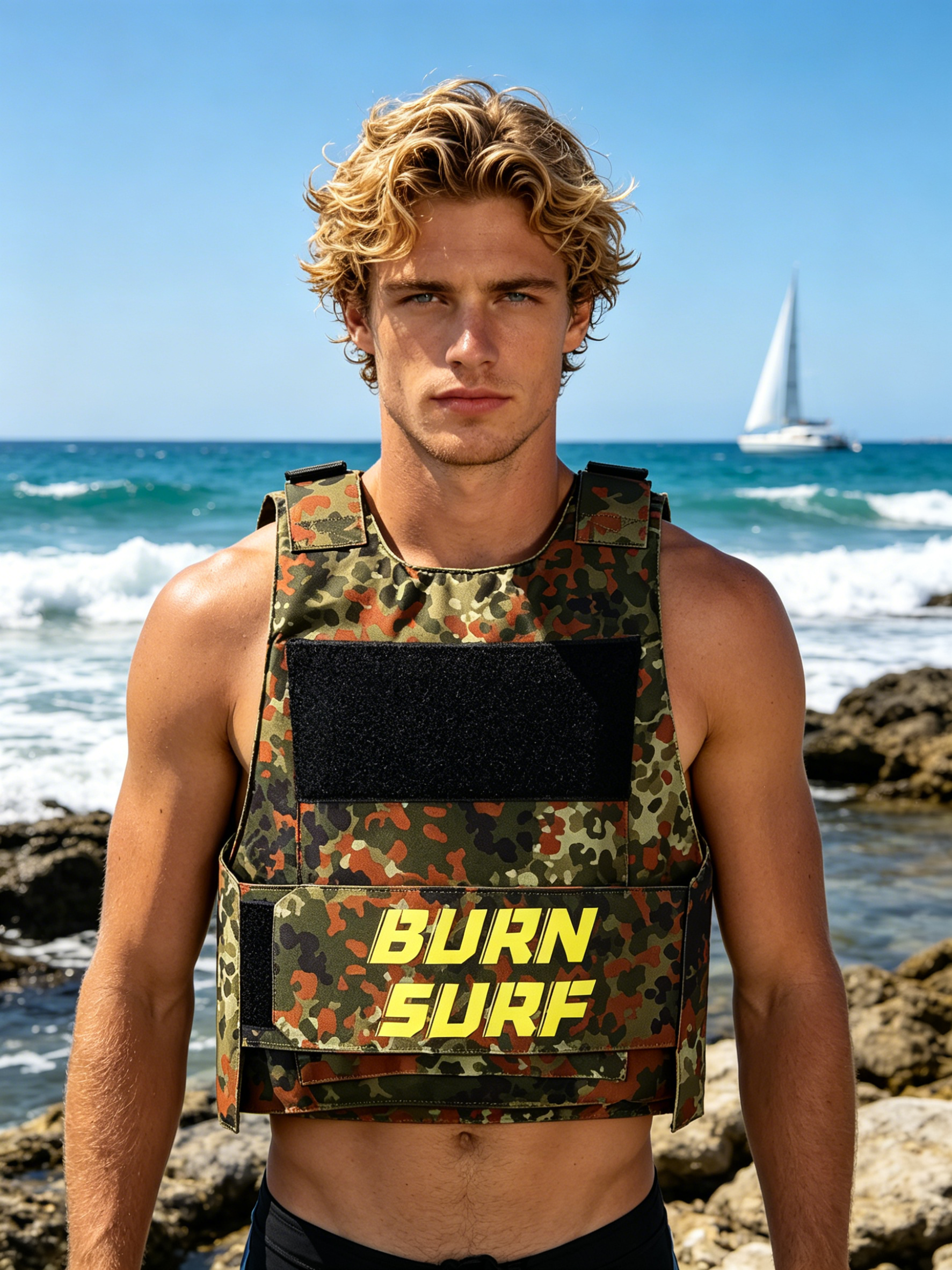 Lightweight Surf Life Vest – Adjustable Water Sports Buoyancy Jacket