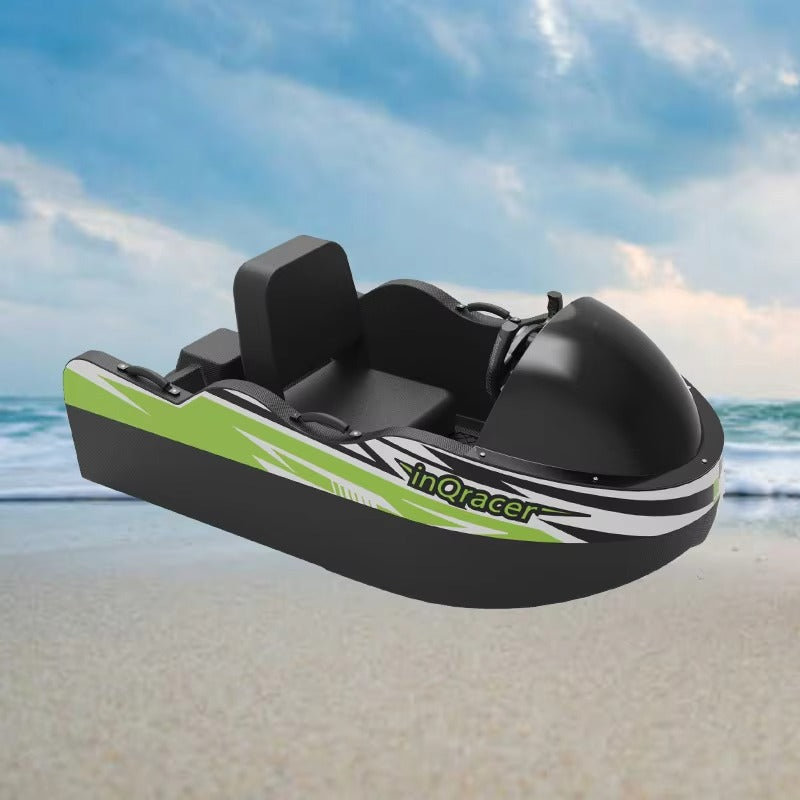 Mini Electric Karting Jet Boat High Speed 15KW EPP Body Water Fishing Boat Adult Go Boat for Outdoor Water Parks Sport