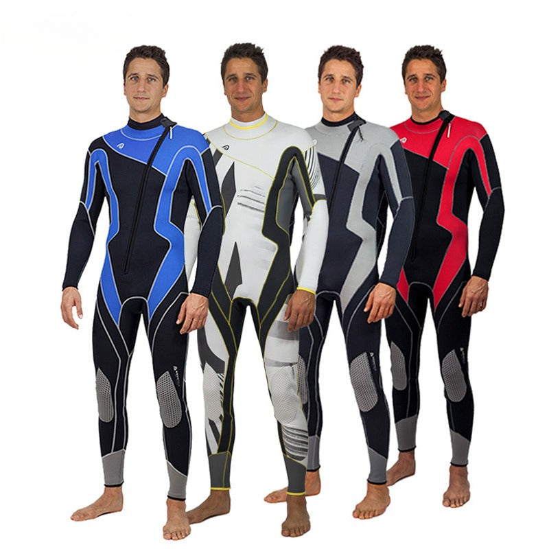 Men's and women's wetsuits Men's one-piece long-sleeved swimsuits Cold-proof and warm snorkeling jellyfish suits Surf suits