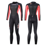 New wetsuit 3mm professional wetsuit men's one-piece thickened thermal deep snorkeling surf suit swimsuit women