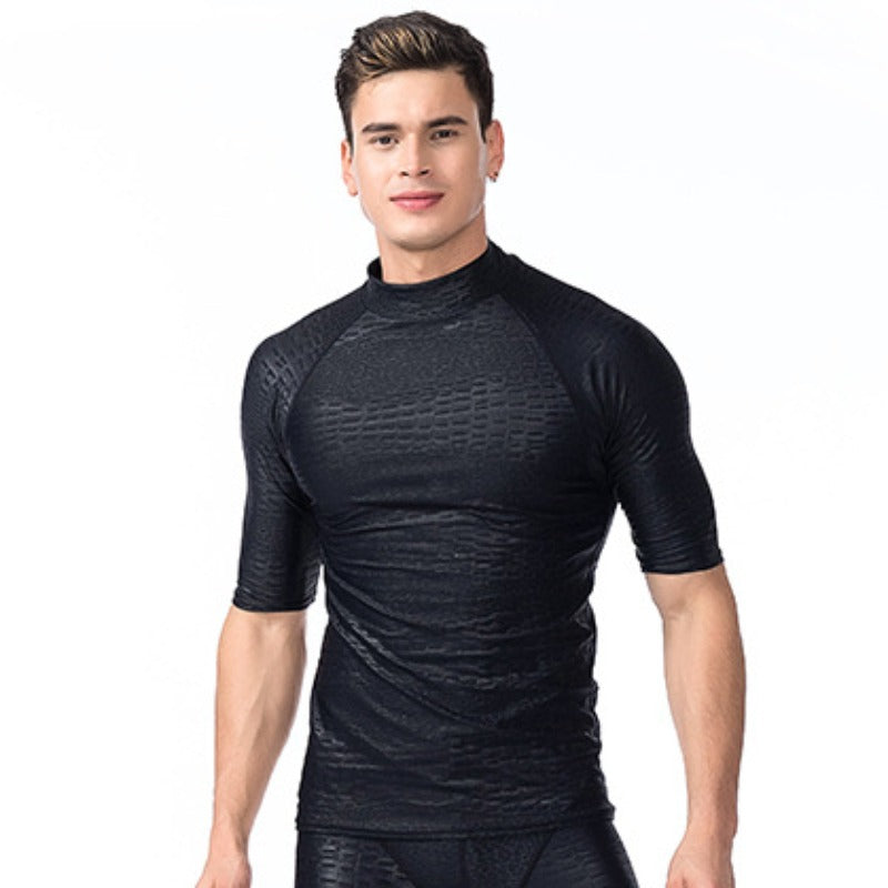 Wetsuit Men's Long Sleeve Sunscreen Swimsuit Men's Top Split One-piece Jellyfish Suit Surf Snorkeling Suit