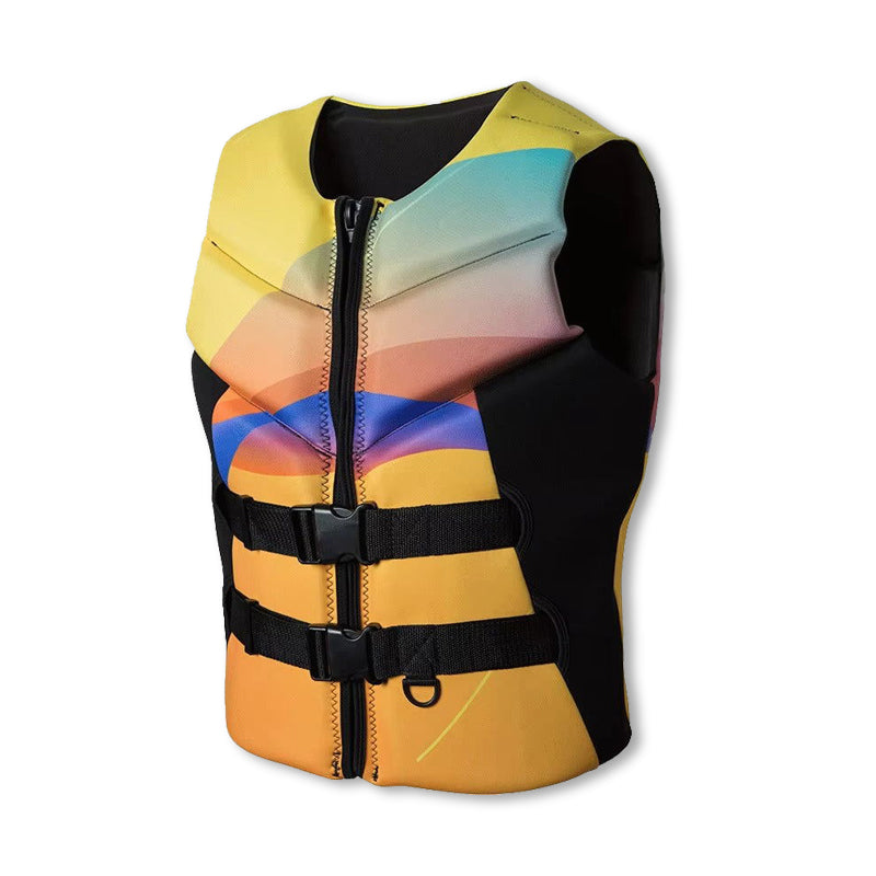 Adult Neoprene Life Jacket High-End Professional Large Buoyancy Vest