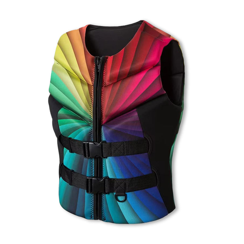Adult Neoprene Life Jacket High-End Professional Large Buoyancy Vest