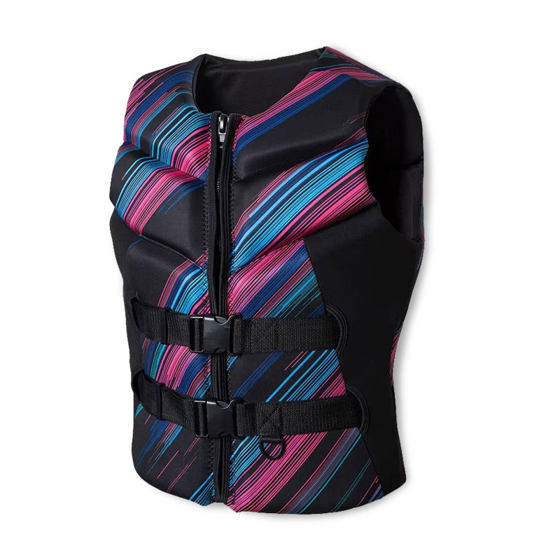 Adult Neoprene Life Jacket High-End Professional Large Buoyancy Vest