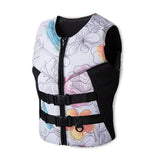 Adult Neoprene Life Jacket High-End Professional Large Buoyancy Vest