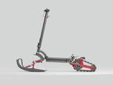 2024 48V 15Ah Electric All Terrain Scooter that Converts From a Wheeled Model to One with a Front Ski and Back Track Motor 2000w