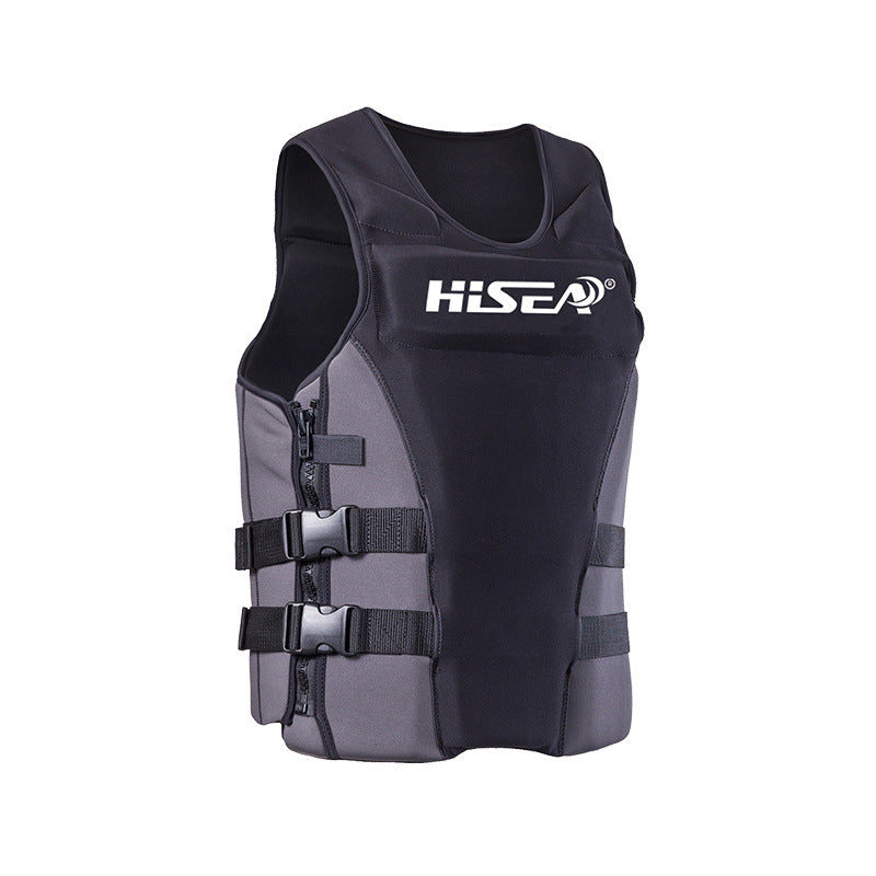 Thickened life jacket, large buoyancy vest, vest, vest, 220 pounds, marine life jacket