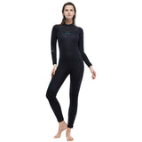 Wetsuit 5MM velvet inner long-sleeved one-piece wetsuit winter swimming cold-proof snorkeling surf pants