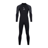 New 3MM diving suit men's one-piece long-sleeved women's thickened warm swimsuit free snorkeling surfing jellyfish suit