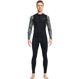 Wetsuit Men's one-piece long-sleeved trousers sun protection wetsuit snorkeling surfing jellyfish suit Lycra quick-drying swimsuit