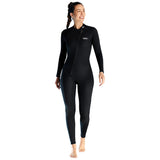 1.5MM front zipper warm wetsuit women's one-piece cold-proof wetsuit men's swimming snorkeling surf suit