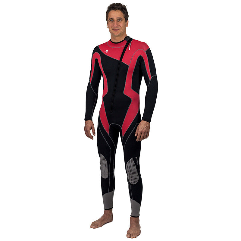 Men's and women's wetsuits Men's one-piece long-sleeved swimsuits Cold-proof and warm snorkeling jellyfish suits Surf suits