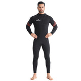 New 3MM wetsuit one-piece long-sleeved thickened thermal wetsuit men's snorkeling surfing jellyfish swimsuit