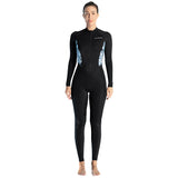 Wetsuit women's one-piece long-sleeved trousers sun protection wetsuit snorkeling surfing swimming quick-drying jellyfish suit