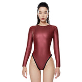 2MM Super Elastic CR Slippery Leather Wetsuit Women's One-piece Warm Wet Light Leather Wetsuit Free Diving Surfing Bikini