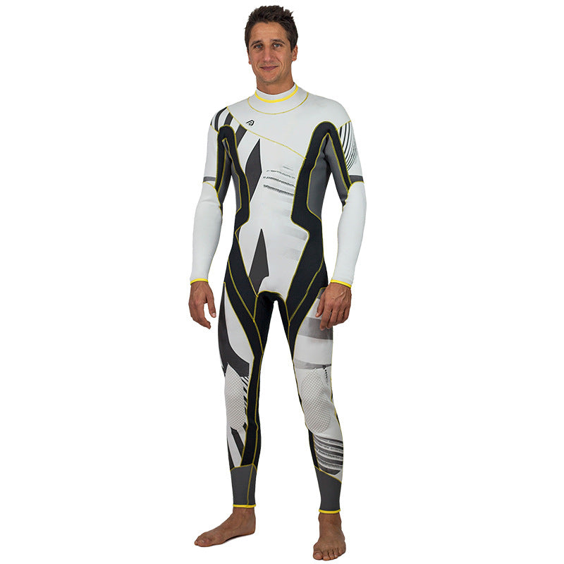 Men's and women's wetsuits Men's one-piece long-sleeved swimsuits Cold-proof and warm snorkeling jellyfish suits Surf suits