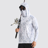 Summer outdoor sun protection clothing for men, breathable quick drying fishing sun protection clothing