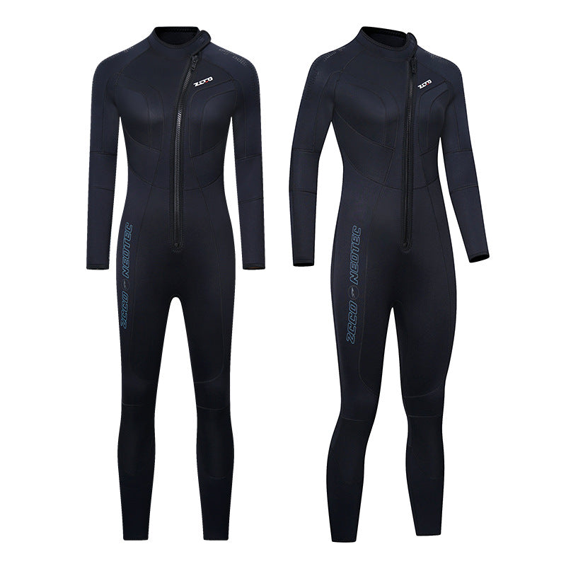 Wetsuit Men's Swimming Surf Suit One-piece Thickened Wetsuit Women's Wear-resistant Warm Wetsuit