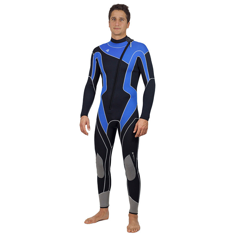 Men's and women's wetsuits Men's one-piece long-sleeved swimsuits Cold-proof and warm snorkeling jellyfish suits Surf suits