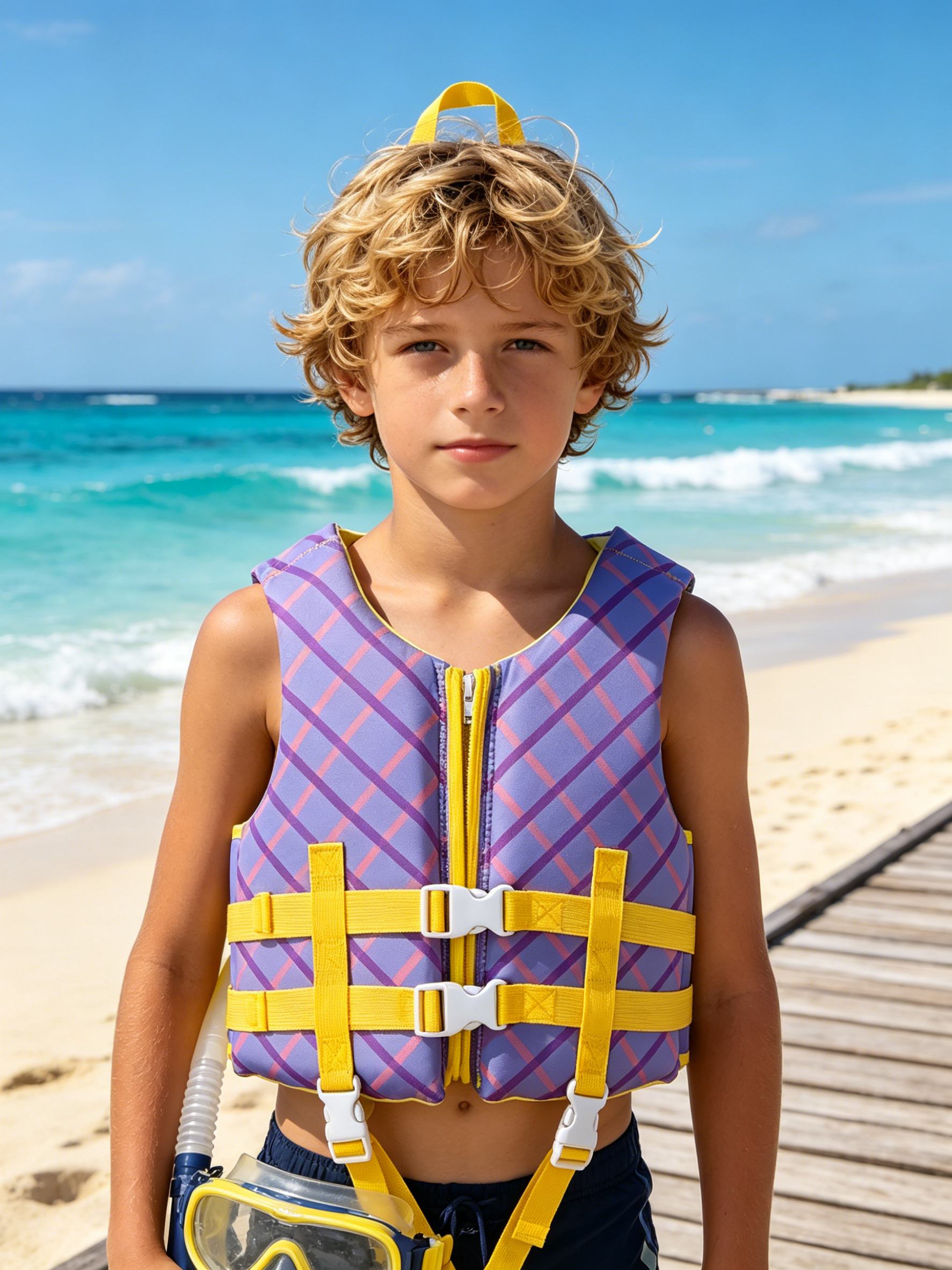 BrightGuard Kids Swim Life Jacket | Safe Flotation Vest