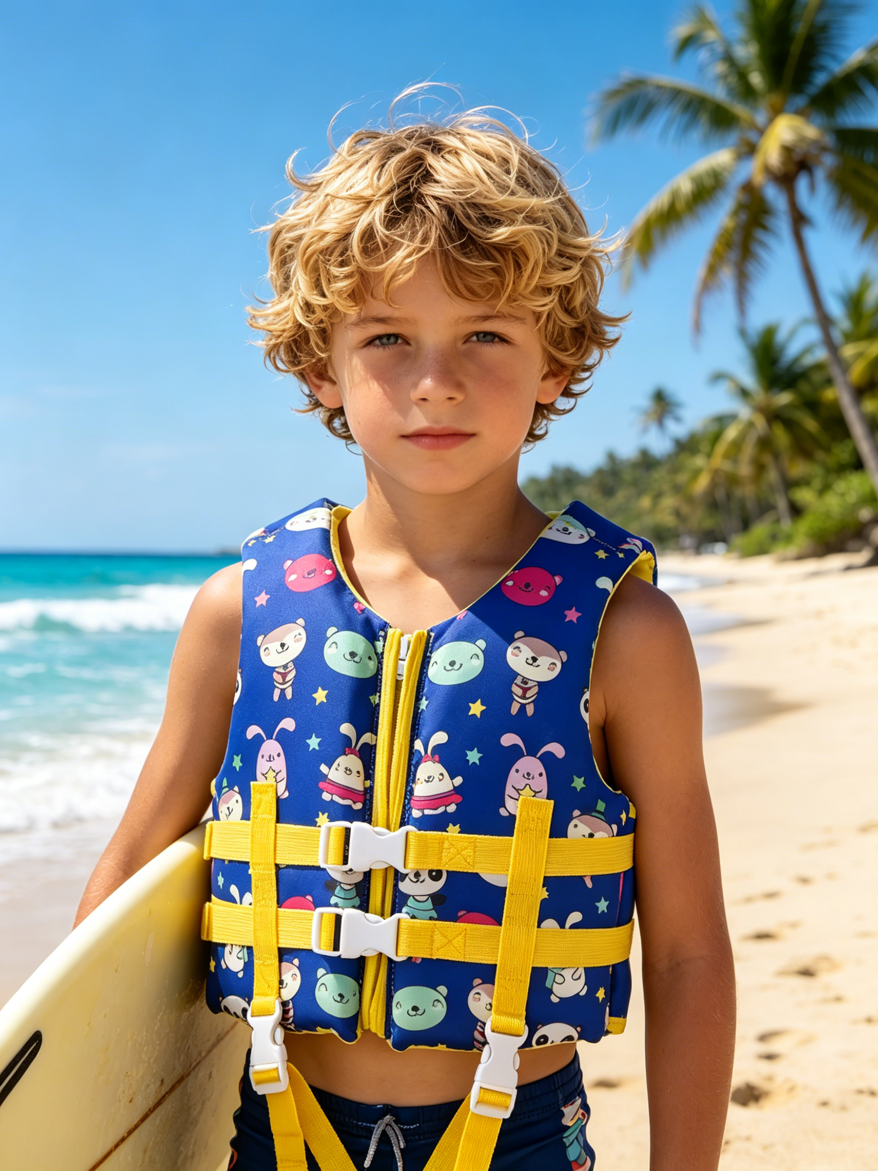 BrightGuard Kids Swim Life Jacket | Safe Flotation Vest