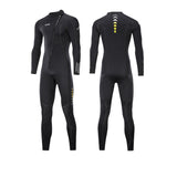 New 3mm wetsuit men's one-piece warm surfing wetsuit women's long-sleeved cold-proof snorkeling winter swimming pants