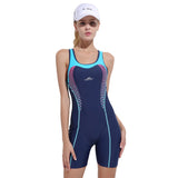 One-piece Swimsuit Women's Sports Quick-drying Flat-angle Swimsuit Swimsuit Racing Sleeveless