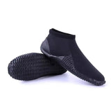 4mm diving shoes Warm and cold fashionable swimming boots Motorboat snorkeling beach shoes Black snorkeling wading shoes